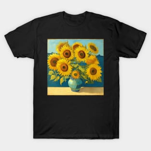 Van Gogh's Still Life "Sunflowers" Tribute T-Shirt